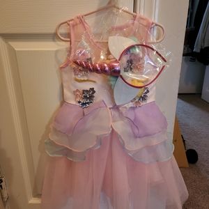 Toddler girl unicorn dress